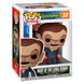 Détail de la figurine Funko POP Night of the Living Dummy avec ses couleurs vives et son design soigné, présentée sur fond blanc