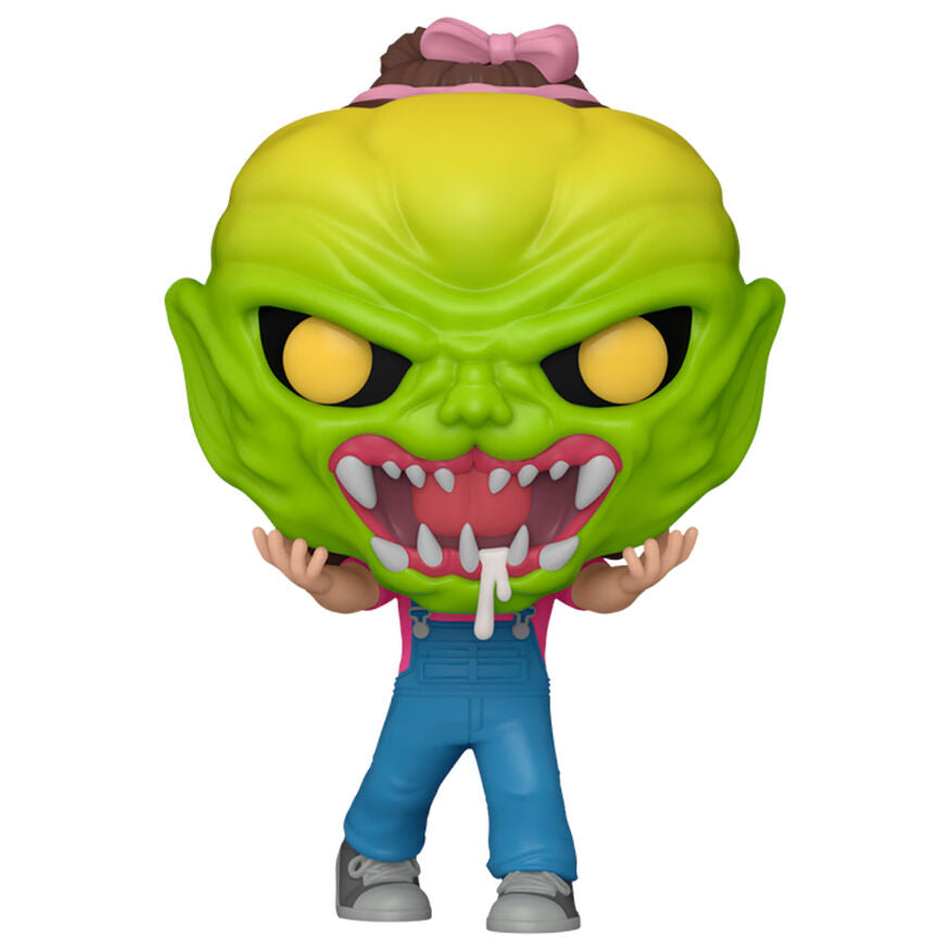 Figurine Funko POP de 9 cm représentant The Haunted Mask de Goosebumps, vue de face dans sa boîte cadeau.
