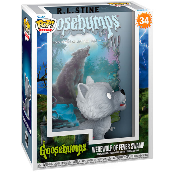 Figurine POP FUNKO Werewolf of Fever Swamp de Goosebumps vue de face avec détails précis et couleurs vives