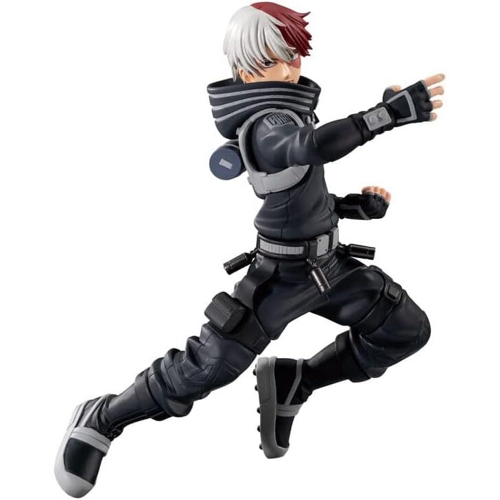 Emballage officiel BANPRESTO de la figurine Shoto Todoroki 17cm de My Hero Academia