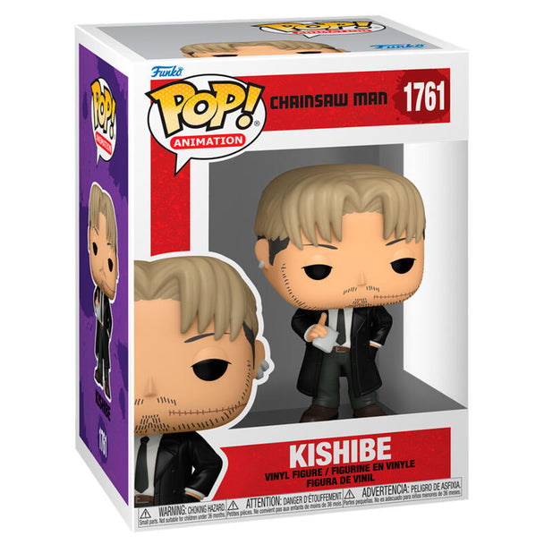 Figurine Funko POP Kishibe de Chainsaw Man en vinyle de 9 cm avec boîte cadeau officielle FUNKO