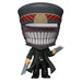 Vue détaillée de la figurine Funko POP Chainsaw Man samouraï épée montrant les couleurs et finitions précises
