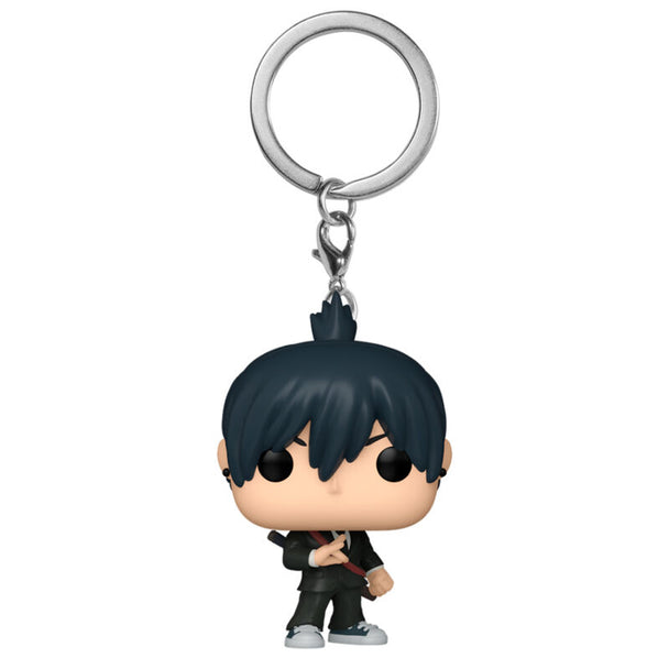 Porte-clés Chainsaw Man Aki Hayakawa FUNKO Pocket POP, image montrant les détails et la finition