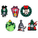 Pin's émaillé Loungefly Disney L'Étrange Noël de Monsieur Jack présenté sur fond blanc, montrant un design coloré et détaillé