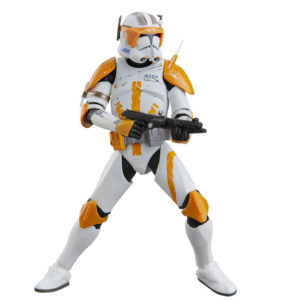 Vue rapprochée de la tête articulée de la figurine Clone Commander Cody HASBRO