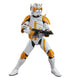 Vue rapprochée de la tête articulée de la figurine Clone Commander Cody HASBRO