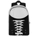Vue de face du sac à dos Oh My Pop! Sneakers noir KARACTERMANIA avec design urbain distinctif
