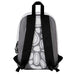 Sac à dos Oh My Pop! Sneakers noir porté en extérieur, illustrant son style et sa praticité