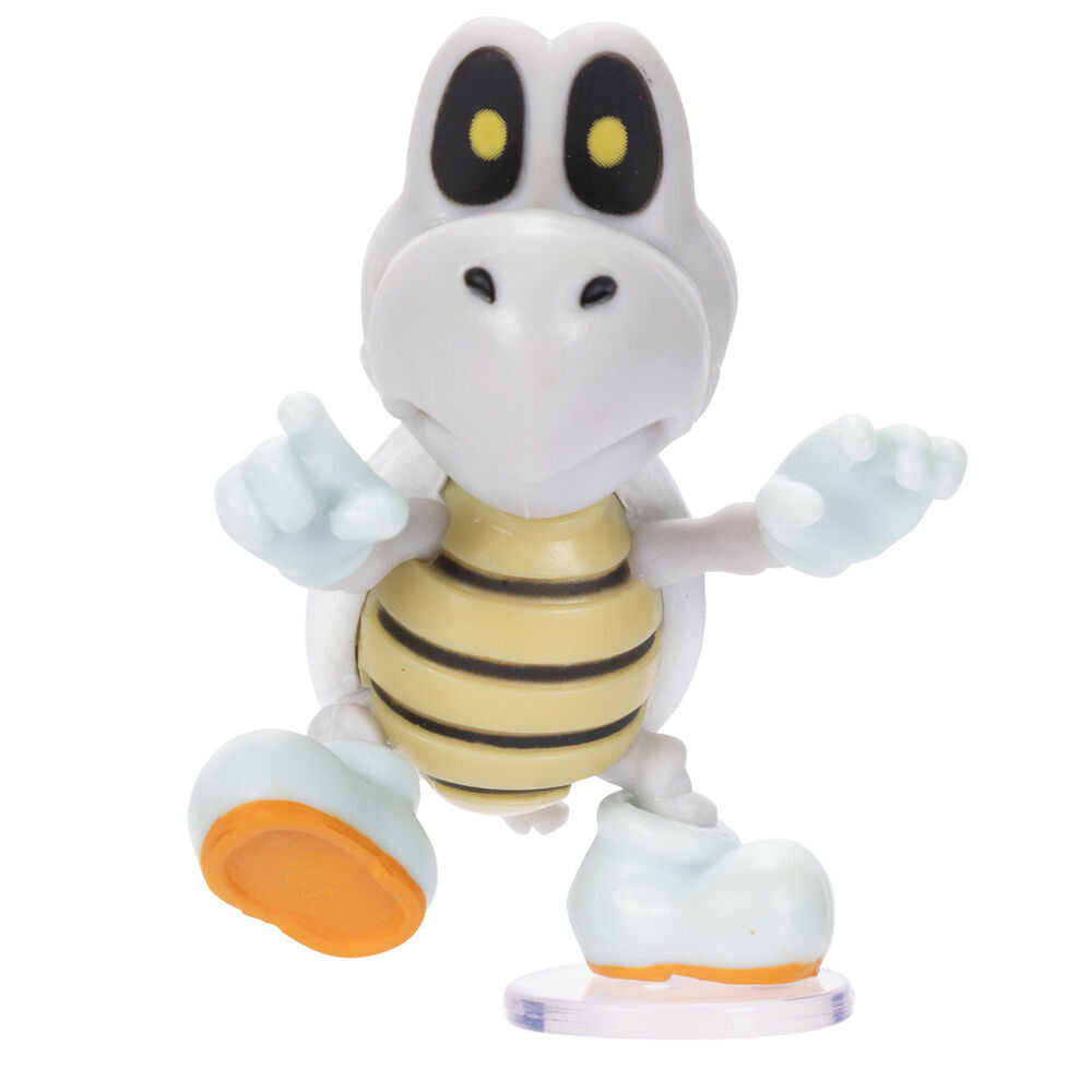 Détail des couleurs vives sur la figurine Super Mario Bros 6cm