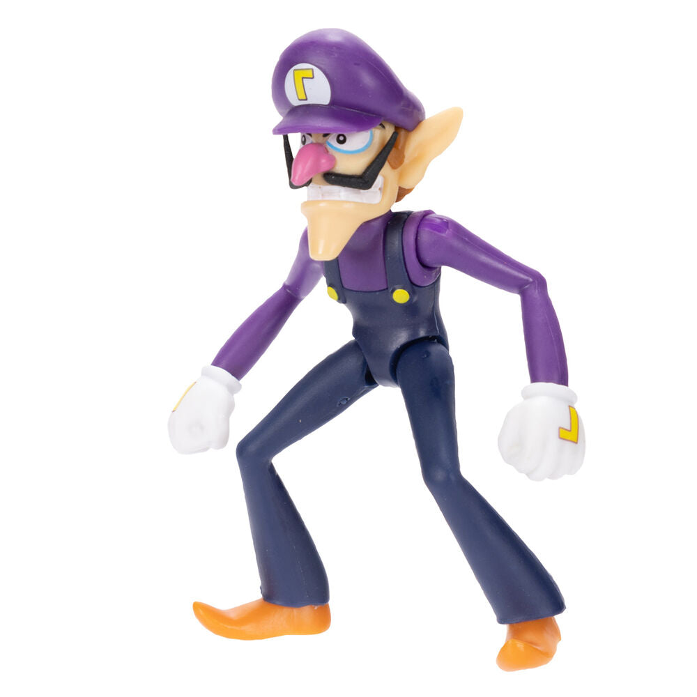 Vue rapprochée des mains articulées de la figurine Super Mario Bros
