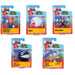 Figurine Super Mario Bros 6cm vue de face avec détails articulés