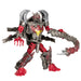 Vue rapprochée de la queue de scorpion amovible sur la figurine Double Punch