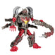 Vue rapprochée de la queue de scorpion amovible sur la figurine Double Punch