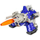 Transformation en cours de la figurine Galvatron montrant les étapes détaillées