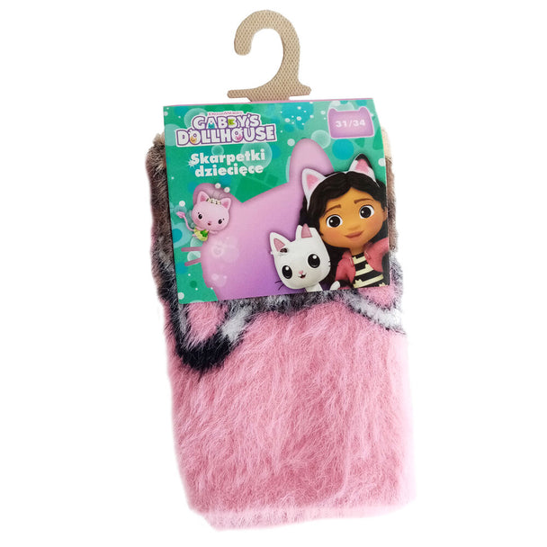 Vue rapprochée des semelles antidérapantes des chaussettes Coraline pour enfants