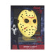 Détail du masque de Jason avec texture réaliste sur la lampe PALADONE