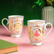 Mug Wicked Glinda en céramique blanc avec illustration colorée du personnage, vue de face