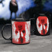 Vue latérale du mug PALADONE avec l'image de Jason sur fond sombre