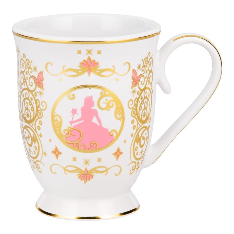Vue latérale du mug Wicked Glinda mettant en avant la poignée ergonomique en céramique