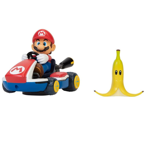 Figurine Mario Kart Spinout JAKKS PACIFIC en position dynamique montrant les détails du design