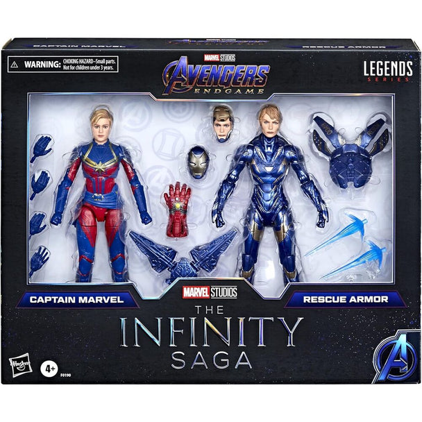 Figurine Captain Marvel articulée 15cm avec armure brillante Marvel Avengers Endgame