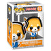 Figurine Funko POP Aggretsuko de 9 cm avec casque audio, vue de face dans sa boîte cadeau