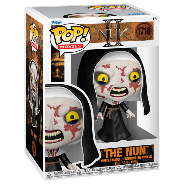 Détail de la figurine Funko POP The Num montrant son design unique et coloré dans la boîte.