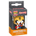 Porte-clés FUNKO Pocket POP Aggretsuko tenant une guitare, vue de face avec détails colorés