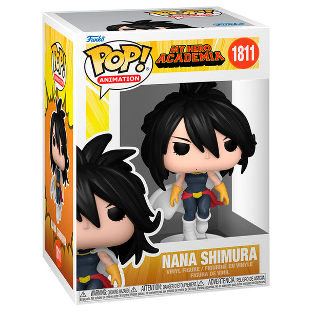 Figurine Funko POP Nana Shimura de My Hero Academia en vinyle, vue de face avec détails précis du personnage