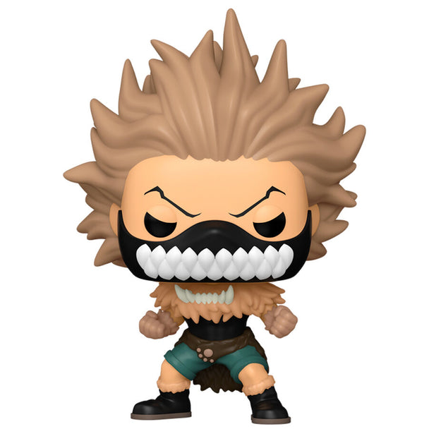 Boîte cadeau officielle de la figurine Funko POP Shishido My Hero Academia, affichant le personnage en vinyle sur fond coloré et design attractif.