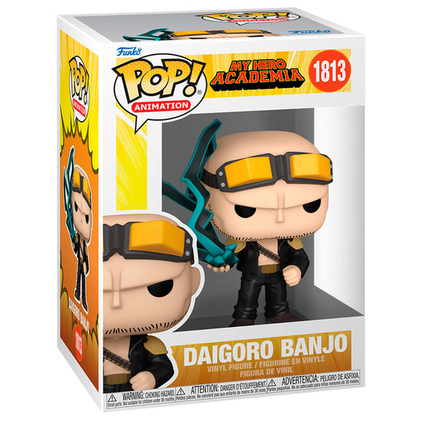 Figurine Funko POP Daigoro Banjo de My Hero Academia en vinyle de 9 cm dans sa boîte cadeau officielle