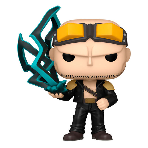 Vue rapprochée de la figurine Funko POP Daigoro Banjo montrant les détails précis et les couleurs vives