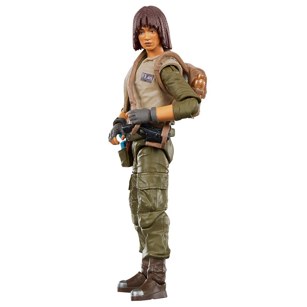 Vue latérale de la figurine Osha Aniseya mettant en avant les détails du costume
