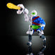 Ensemble complet des six images montrant les différentes poses possibles de la figurine Mouse-Jaw