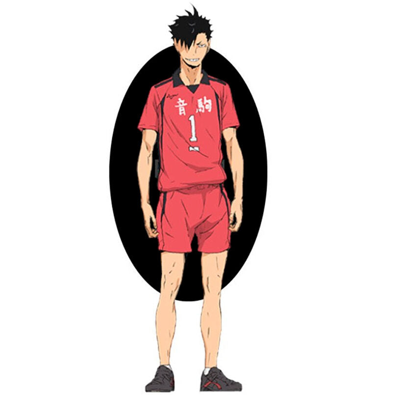 Figurine Tetsuro Kuroo Haikyu!! Battle at the Garbage Dump 2, 20cm, marque BANPRESTO, vue de face détaillée.
