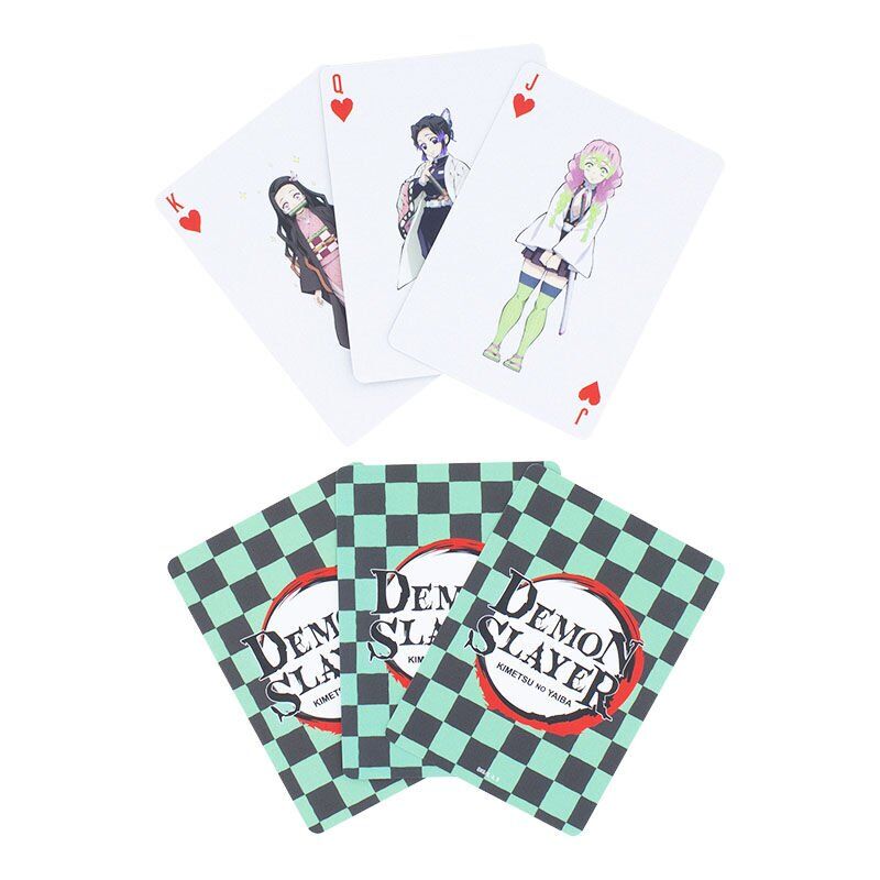 Boîte métallique contenant le jeu de cartes Demon Slayer Kimetsu no Yaiba de la marque PALADONE, design coloré avec personnages de l'anime.