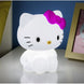 Vue de côté de la lampe Hello Kitty PALADONE avec éclairage doux et ambiance chaleureuse