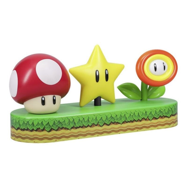 Lampe Super Mario Bros Icons PALADONE éclairée, hauteur 30 cm, idéale pour décoration gaming