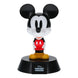 Lampe Disney Mickey Icons 12cm allumée avec lumière douce sur fond neutre