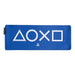 Tapis de bureau gaming PlayStation lumineux PALADONE affichant le logo officiel sur fond noir