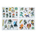 Pack de stickers My Hero Academia officiels PALADONE avec plusieurs designs colorés et détaillés