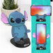 Support smartphone PALADONE Disney Stitch, détail du design coloré et dimensions compactes de 13 cm