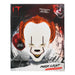 Détail du visage terrifiant de la lampe Pennywise PALADONE en gros plan
