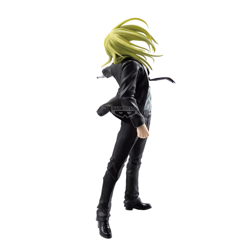 Gros plan sur le visage expressif de la figurine Shishiba Vibration Stars, soulignant la qualité de la peinture