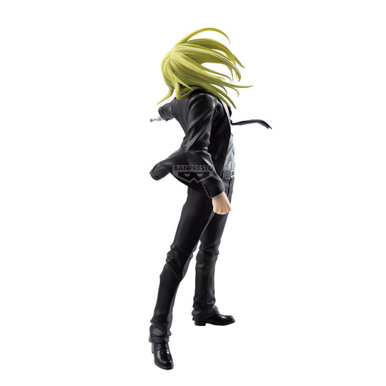 Gros plan sur le visage expressif de la figurine Shishiba Vibration Stars, soulignant la qualité de la peinture