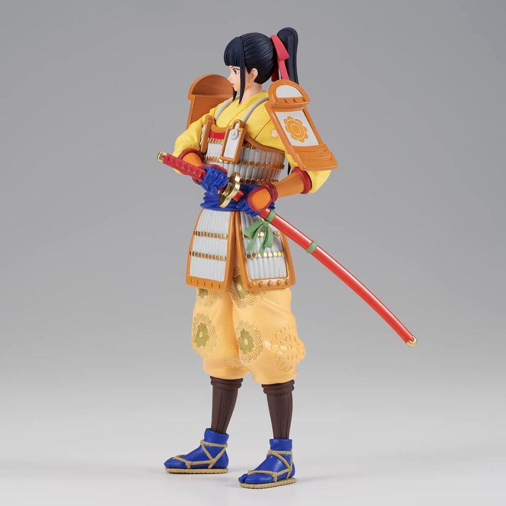 Gros plan sur la figurine BANPRESTO Kikunojo de 17 cm montrant les finitions soignées
