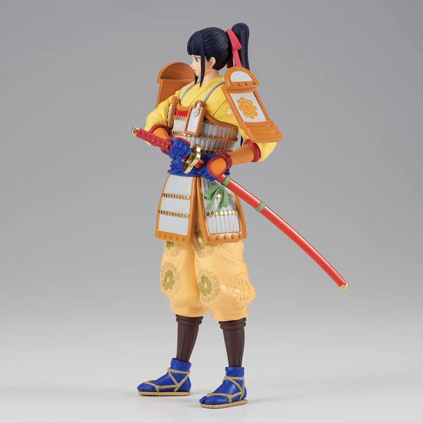 Gros plan sur la figurine BANPRESTO Kikunojo de 17 cm montrant les finitions soignées