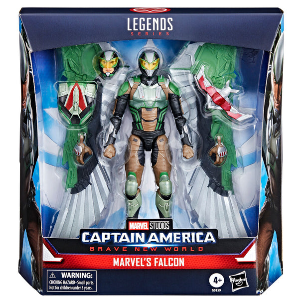 Figurine Marvel Falcon Brave New World 15cm vue de face avec accessoires