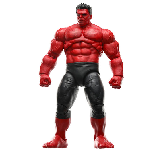 Figurine Red Hulk de profil montrant la qualité des finitions HASBRO
