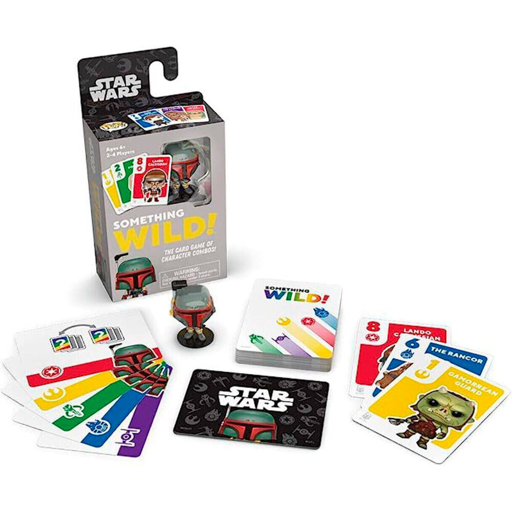 Joueurs en train de s’amuser avec le jeu de cartes Star Wars Something Wild lors d’une soirée conviviale